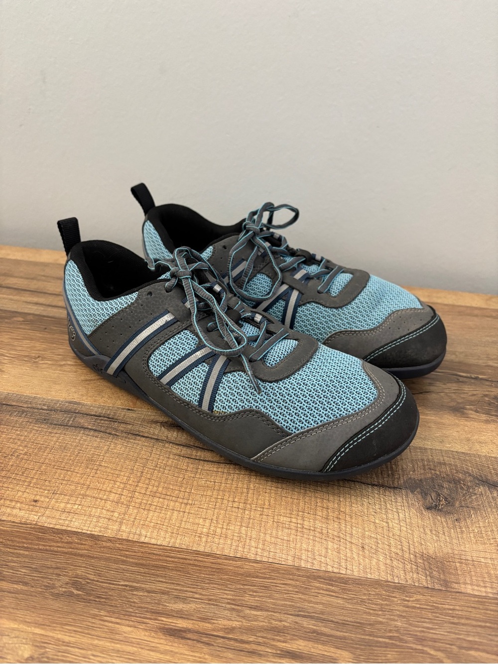 Xero Prio Barefoot Running Shoes Sneakers Lightweight Gray Blue Women’s